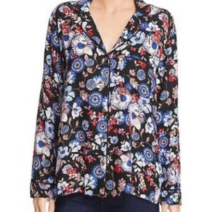 Beltaine Naomi Jacquard Floral Print Top
